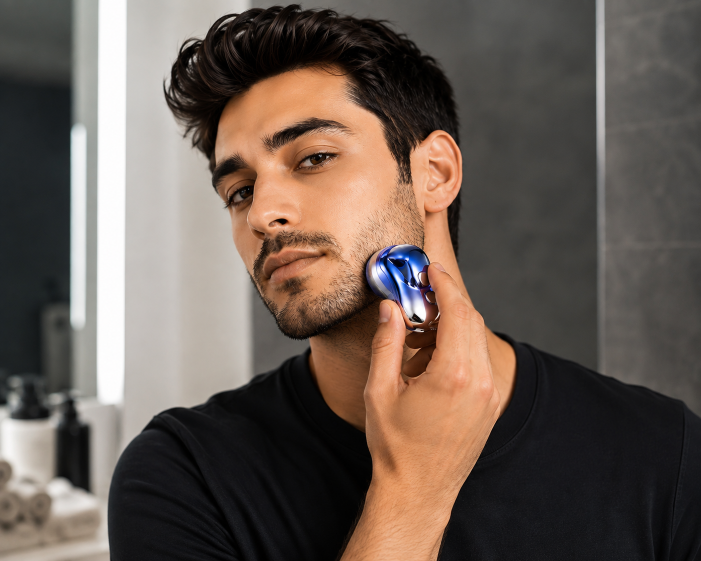 Vellivo MiniShave – Rechargeable Electric Mini Razor for Men