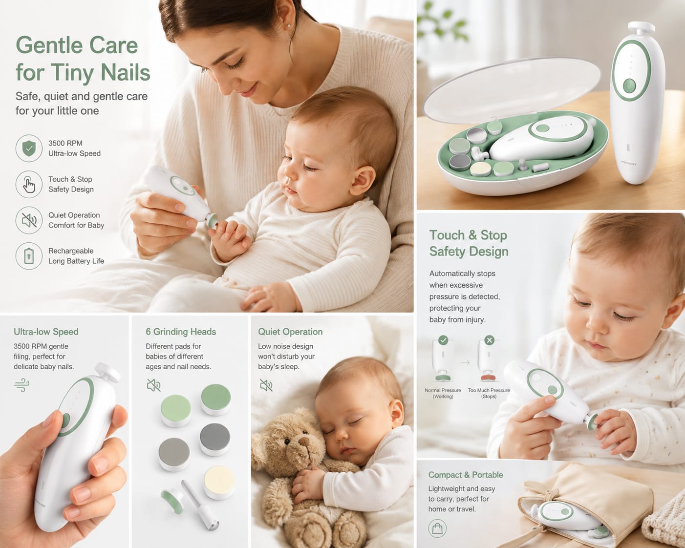 Vellivo - Gentle Baby Nail Trimmer