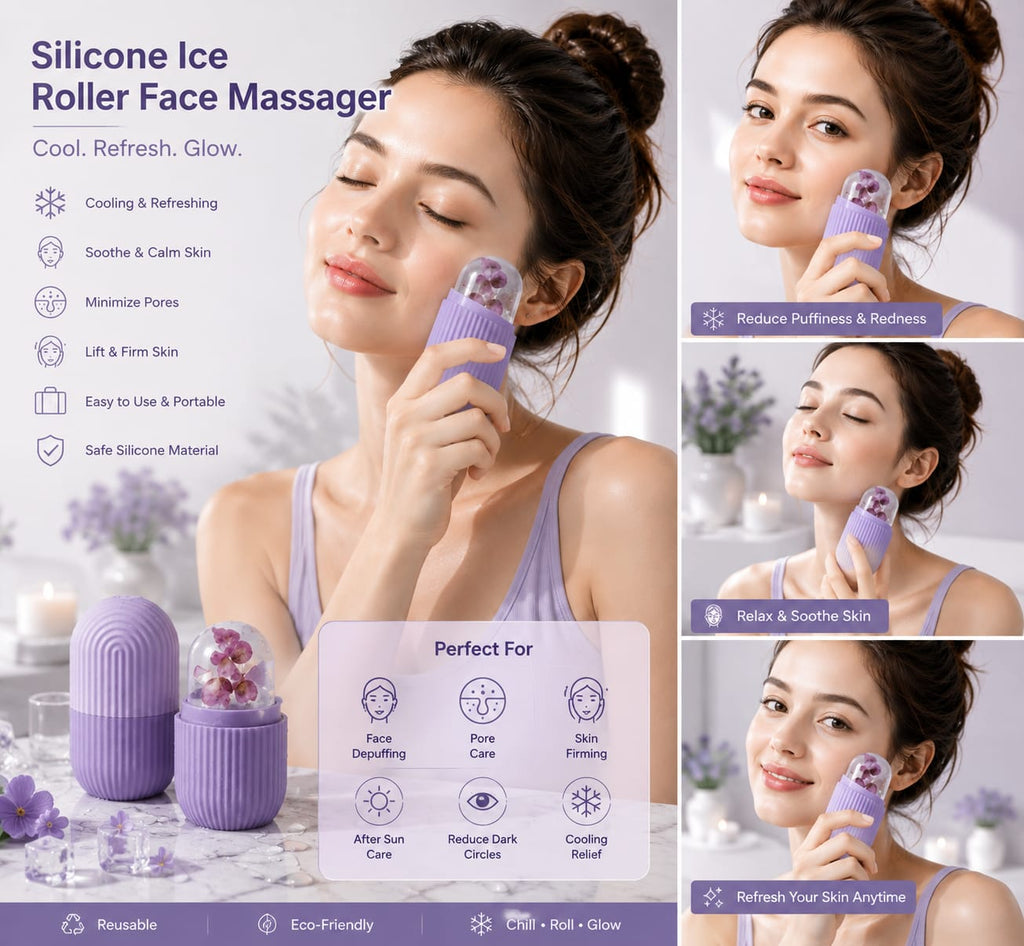 Vellivo - Silicone Ice Face Roller