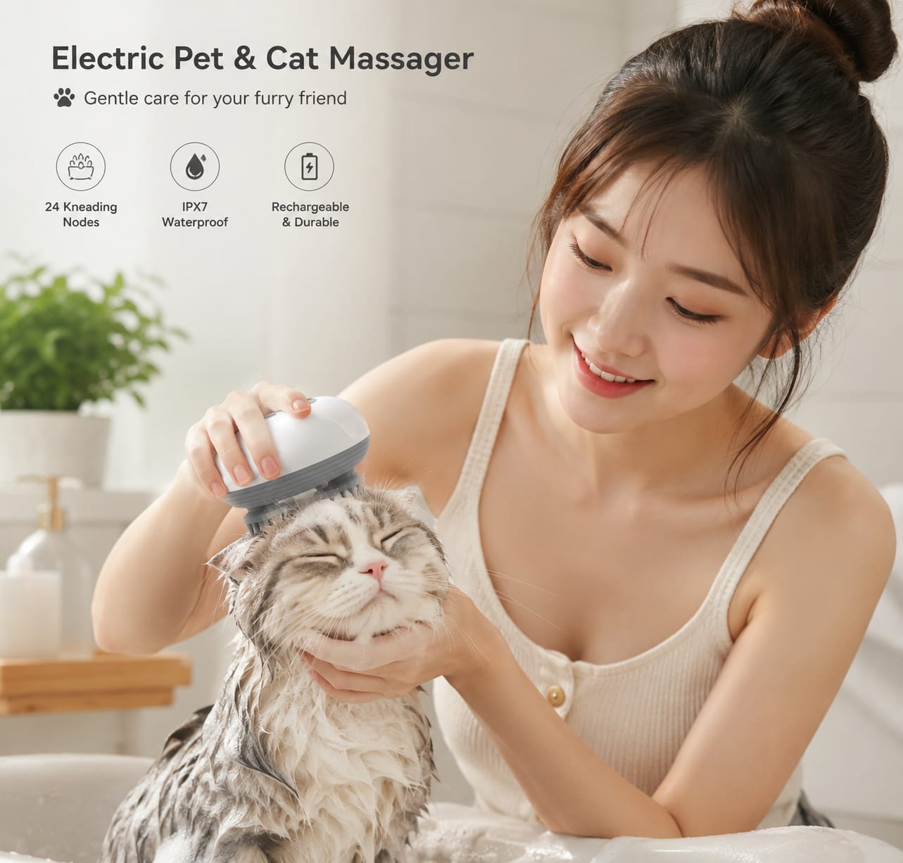 Vellivo - Electric Scalp & Body Massager