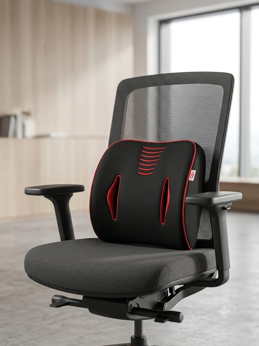 Vellivo ComfortSeat – Memory Foam Coccyx Cushion