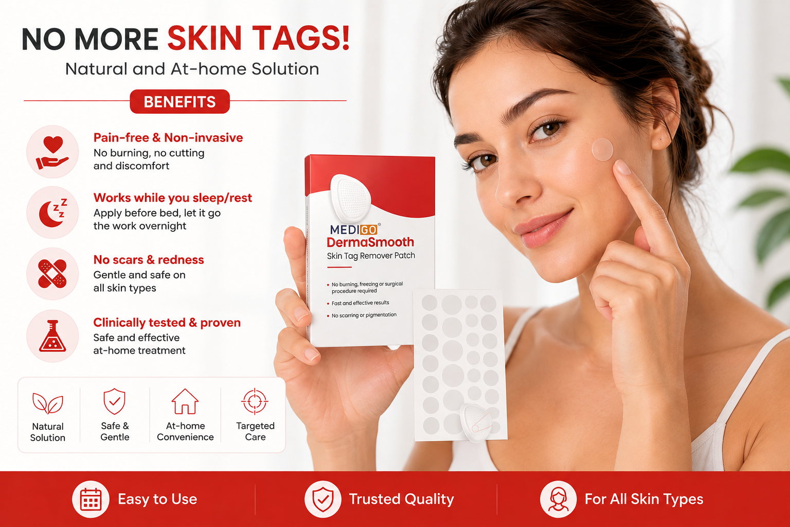 Skin Tag Remover Patches – 2 Pack