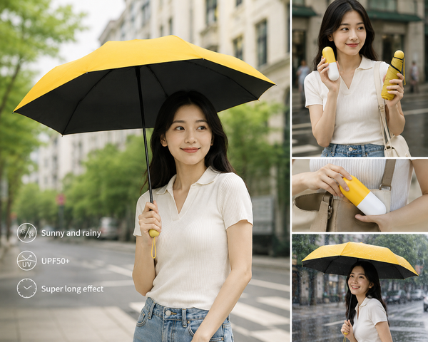 Vellivo -Mini Capsule Folding Umbrella